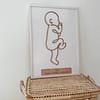 Cadre un bébé silhouette – Image 3