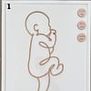 Cadre un bébé silhouette – Image 5