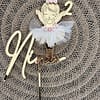 Cake topper ballerine