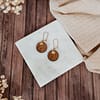 Boucles d'oreilles pendantes fleurs