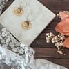 Boucles d'oreilles éventail – Image 3