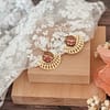 Boucles d'oreilles éventail – Image 7