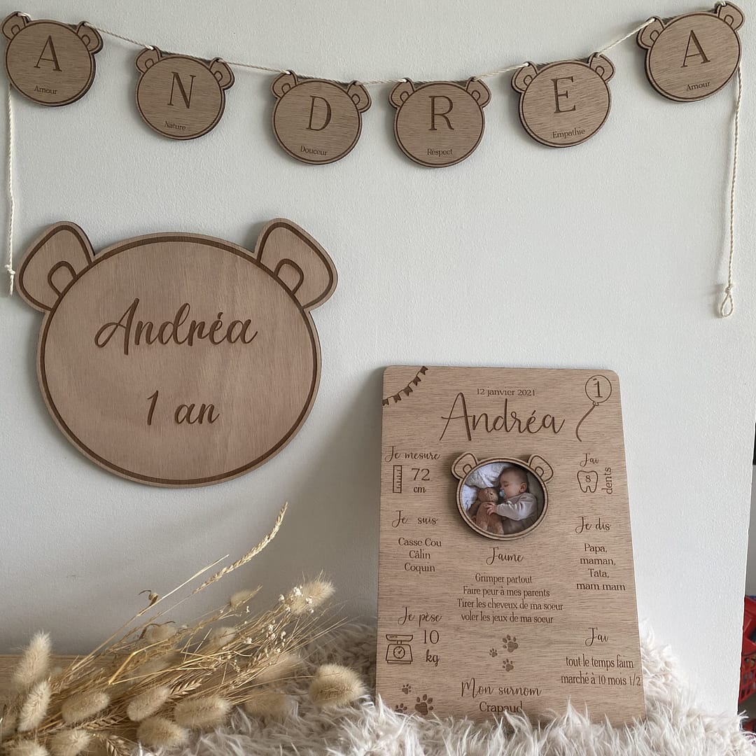 Guirlande bienveillance Ourson – Image 3