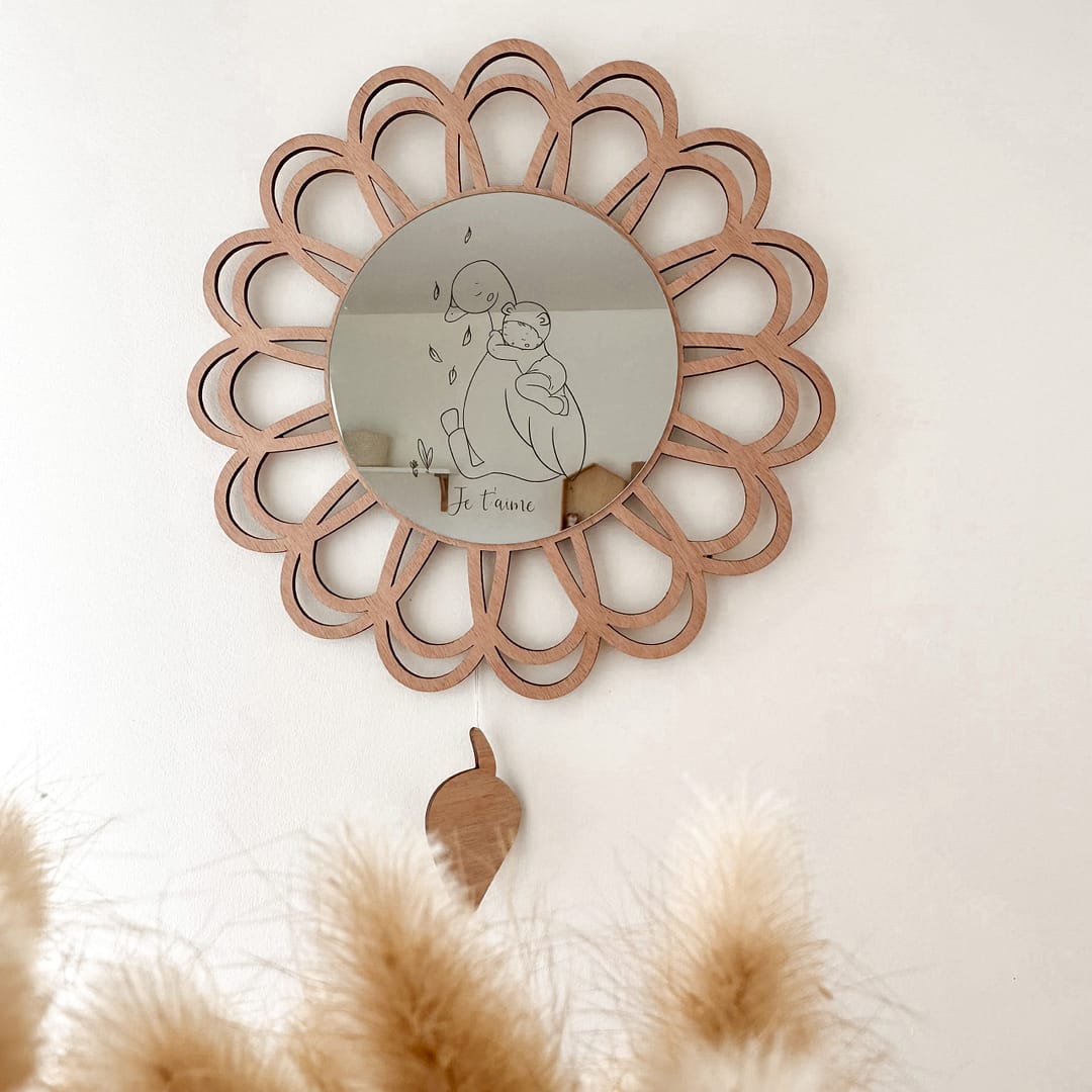 Miroir Veilleuse oie