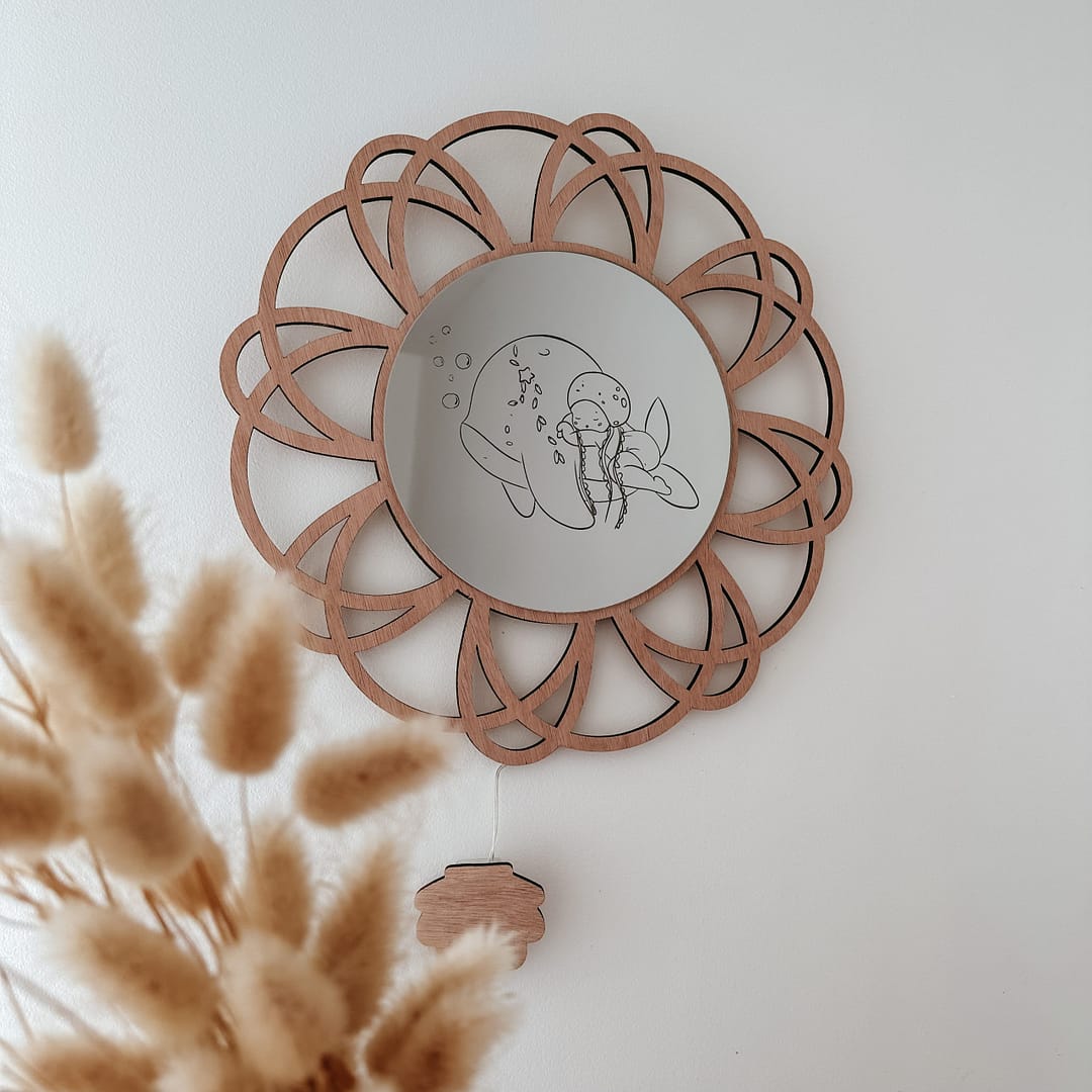 Miroir Veilleuse Baleine – Image 3