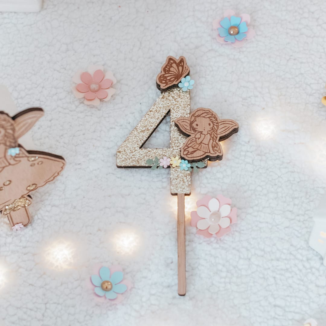 Cake topper chiffre paillette – Image 2