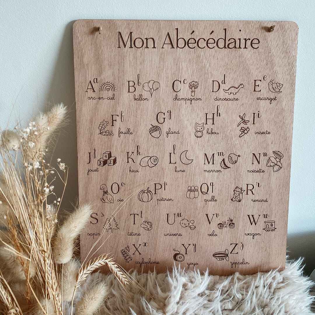 Abécédaire bois