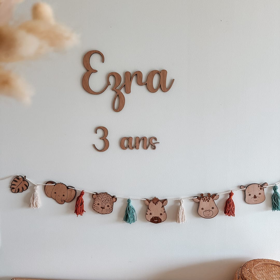 Guirlande animaux jungle – Image 3