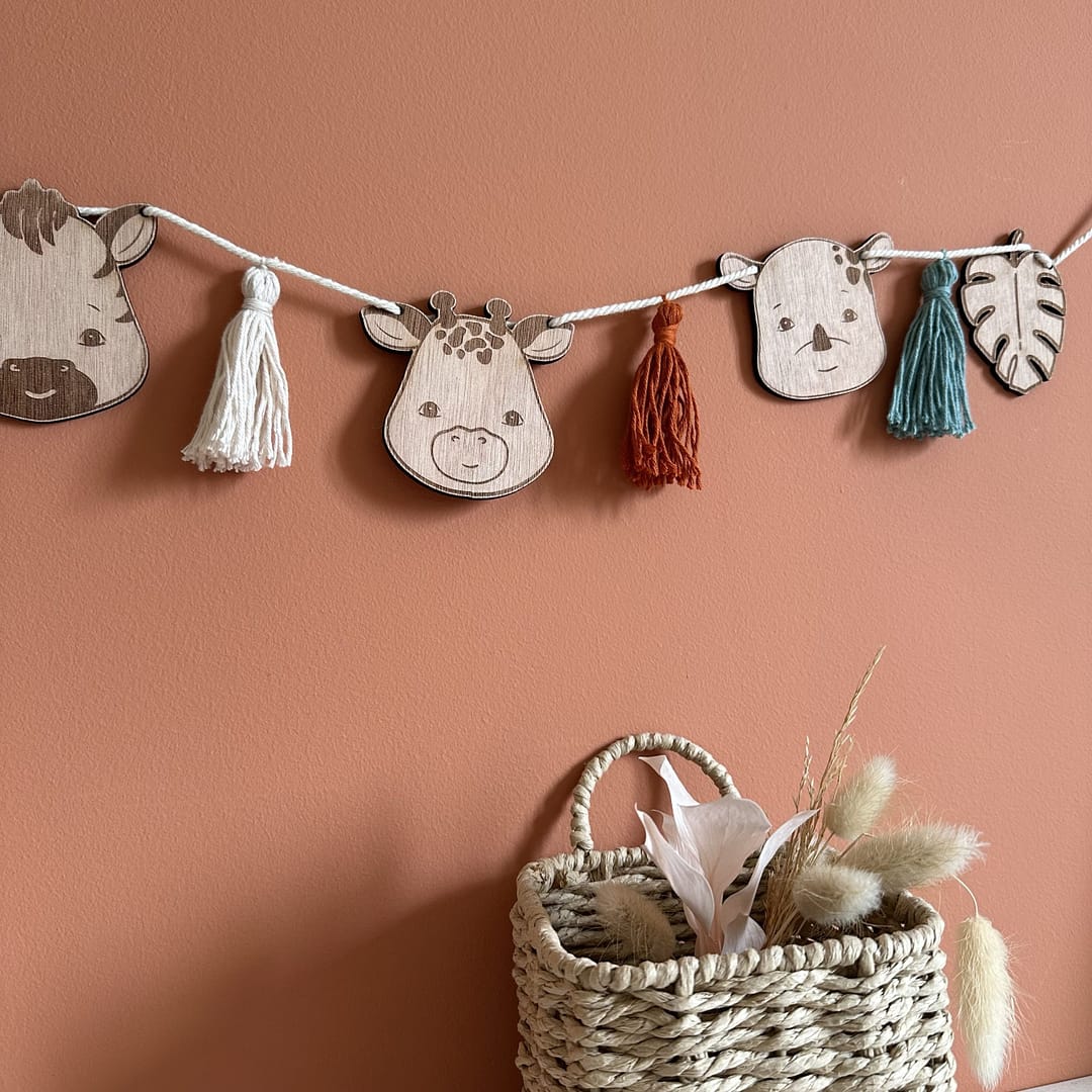 Guirlande animaux jungle – Image 4