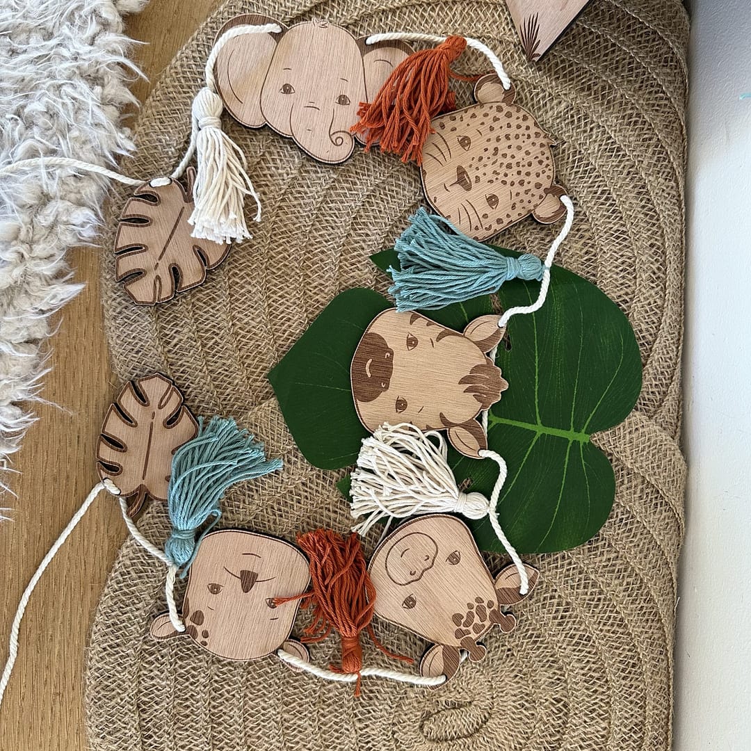 Guirlande animaux jungle – Image 5