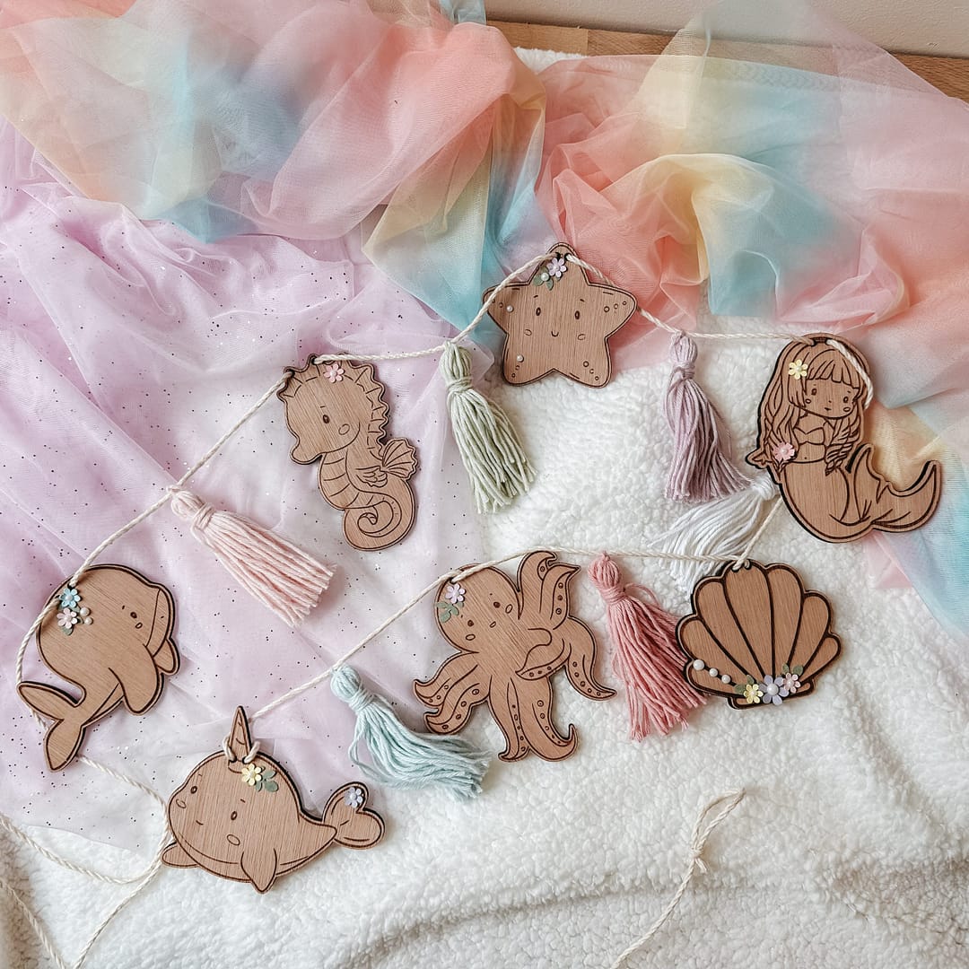 guirlande Thème sirène