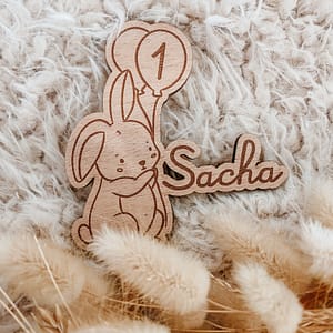 Cake topper Lapin