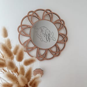 Miroir Veilleuse Baleine