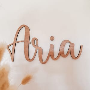 Prénom Aria 40cm