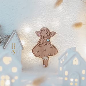 Fée sur son champignon