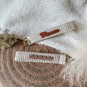 Porte clé Velours personnalisé