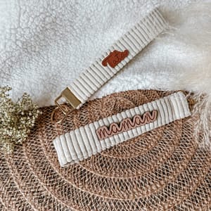 Porte clé Velours personnalisé