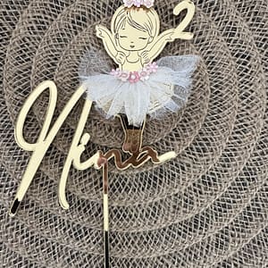 Cake topper ballerine