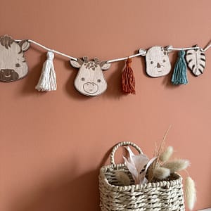 Guirlande animaux jungle