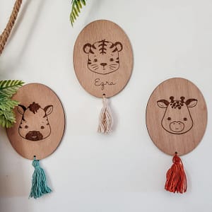 Trio de cadre jungle