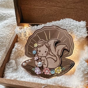 Coquillage Miroir avec sa sirène