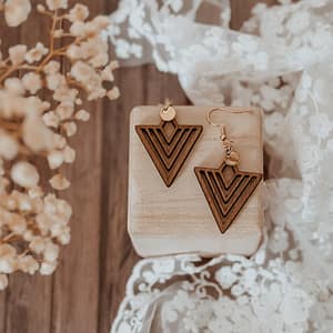 Boucles d’oreilles triangle