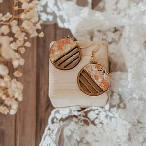 Boucles d’oreilles colorée