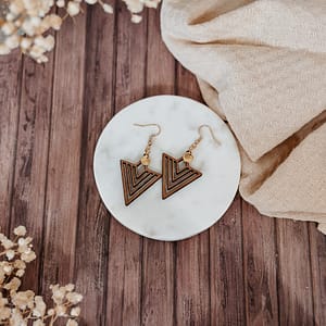 Boucles d’oreilles triangle