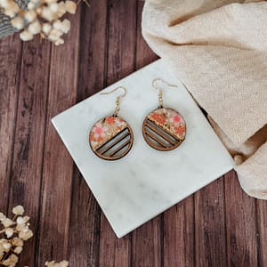 Boucles d’oreilles colorée