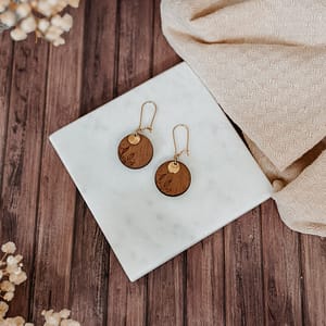 Boucles d’oreilles pendantes fleurs