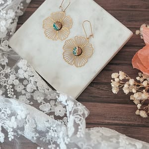 Boucles d’oreilles Fleuris