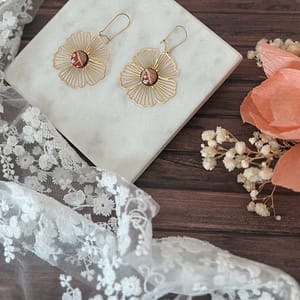 Boucles d’oreilles Fleuris