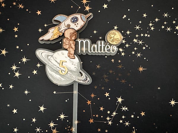 cake topper espace