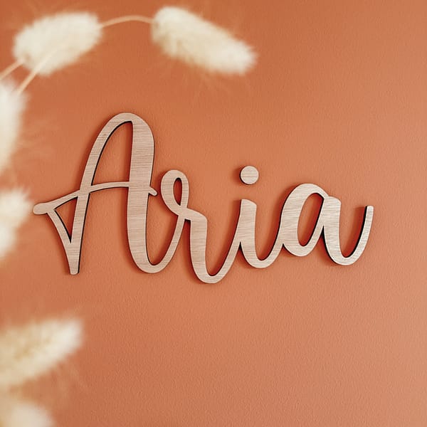 Prénom Aria 40cm