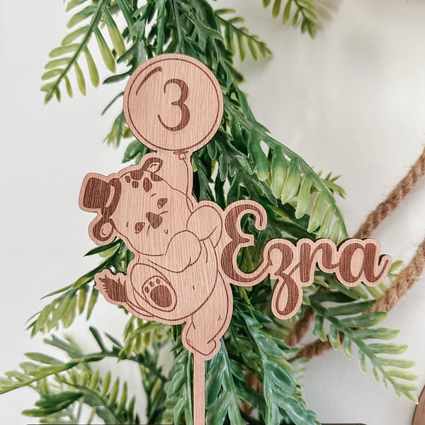 Cake topper Rhinocéros