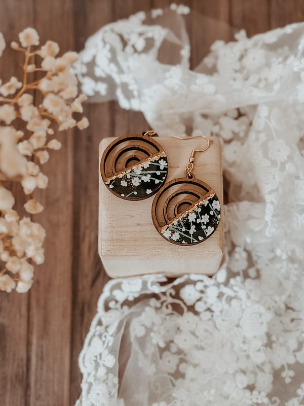 Boucles d'oreilles colorée