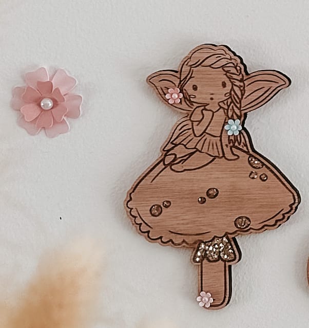 Fée sur son champignon – Image 3