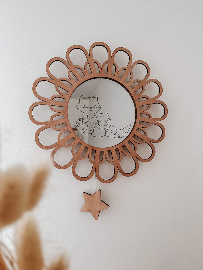Miroir Veilleuse renard
